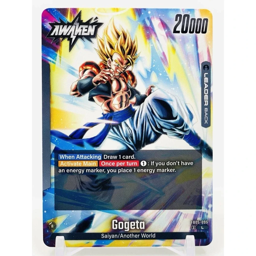 Bandai Dragon Ball Super Fusion World Gogeta Leader FB05-095 Blazing Aura Card